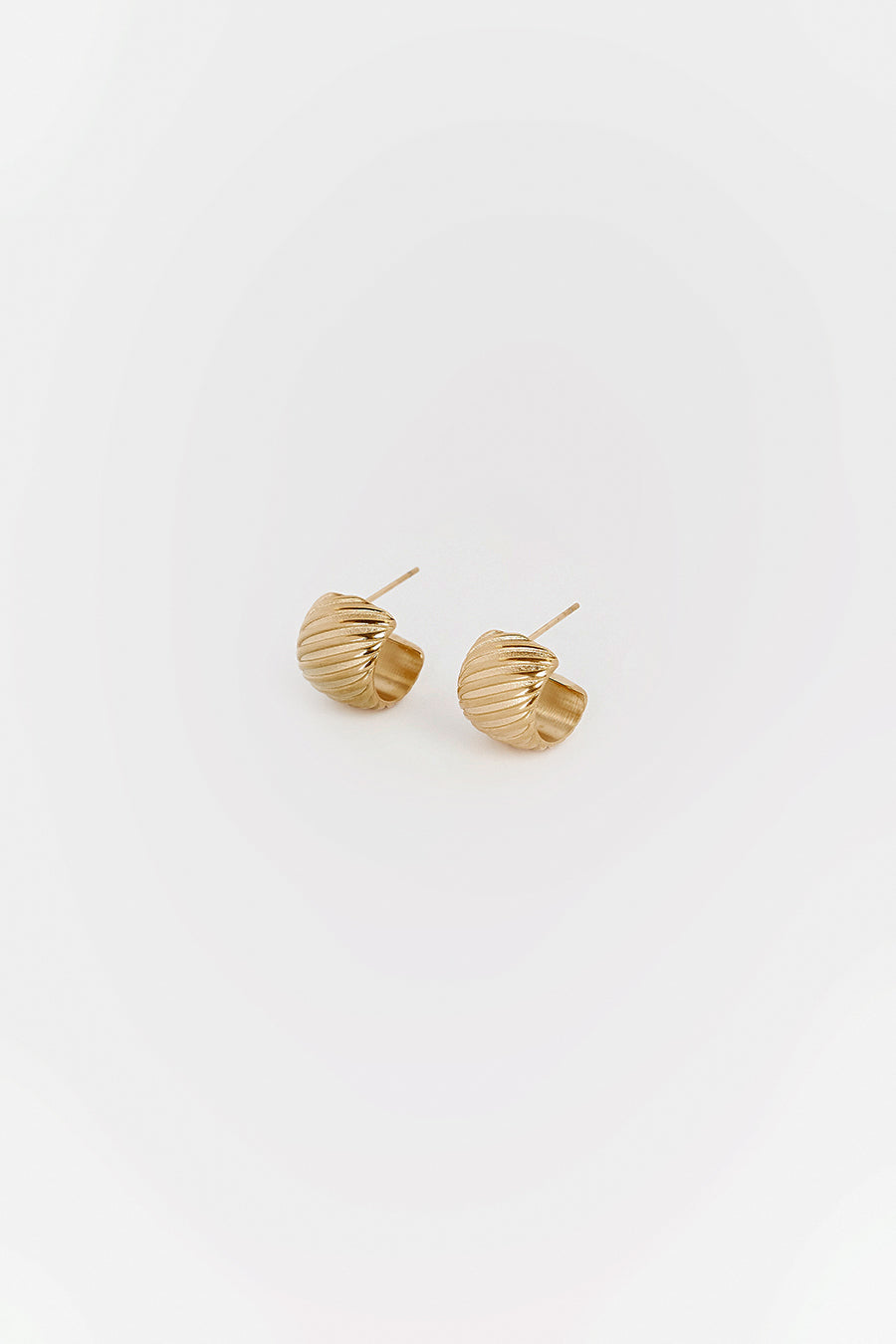 CENDRE POPPI GOLD HOOPS