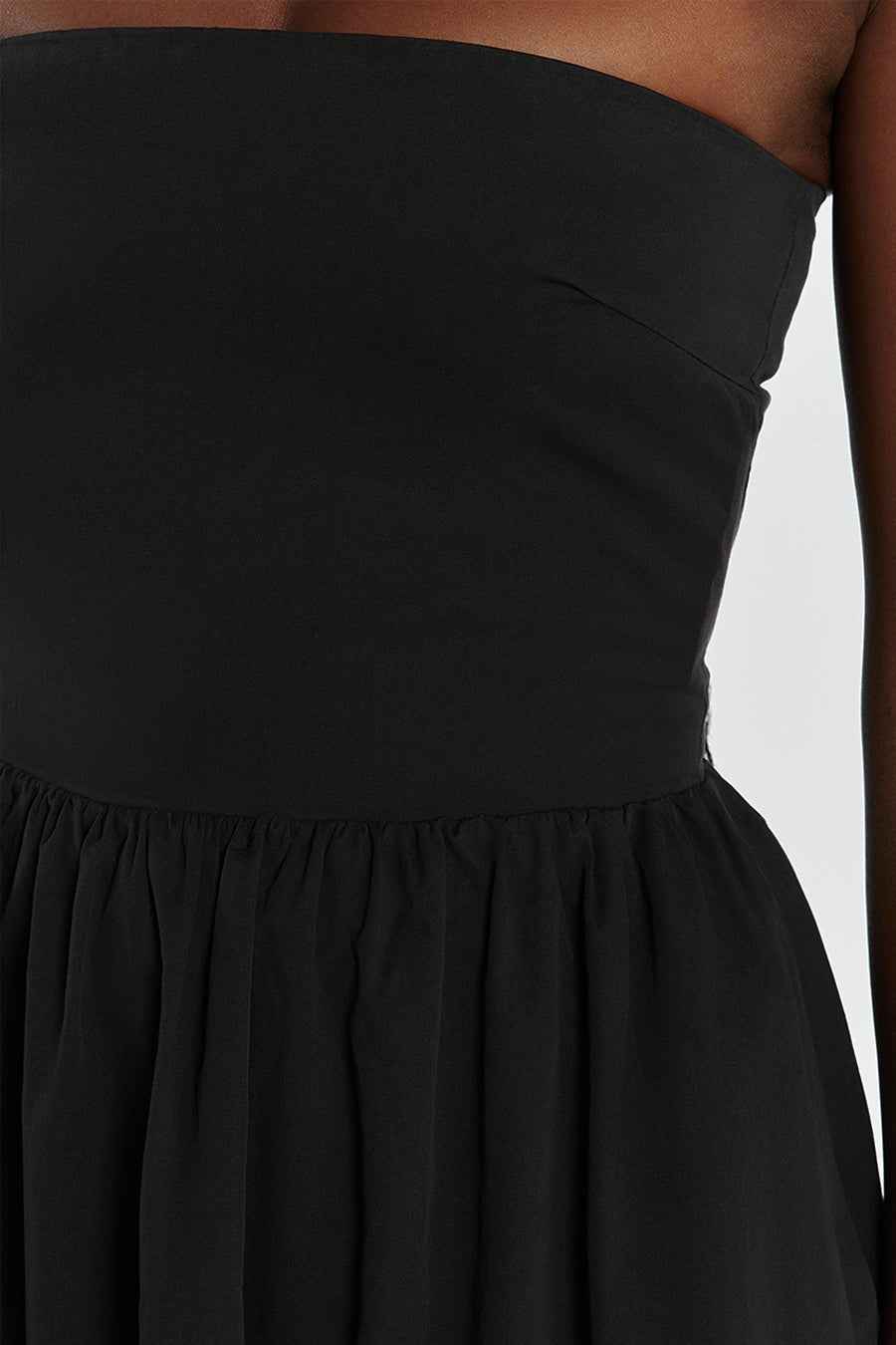 MONTY BLACK COTTON BUBBLE DRESS