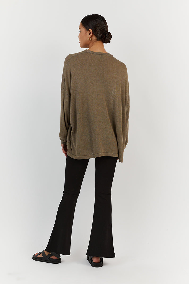 BRADY MOSS OVERSIZED CREW NECK