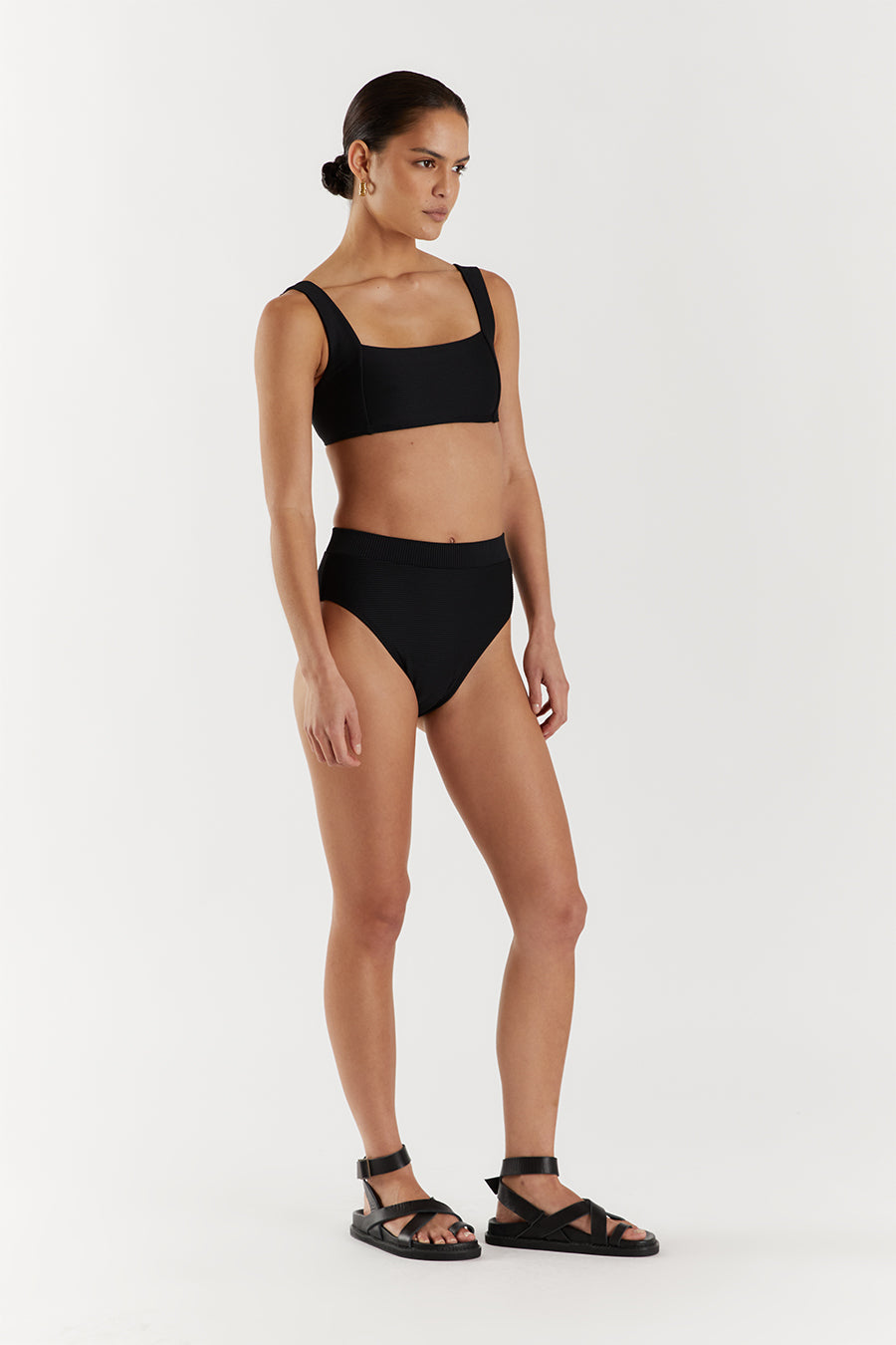 AMAYA BLACK HIGH WAISTED BRIEF