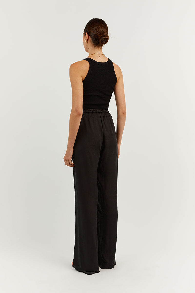 MARCO BLACK RELAXED PANT
