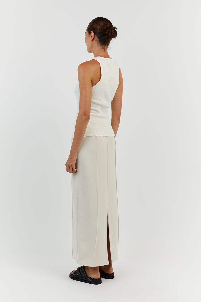 FRANKIE OFF WHITE BOYFRIEND TANK