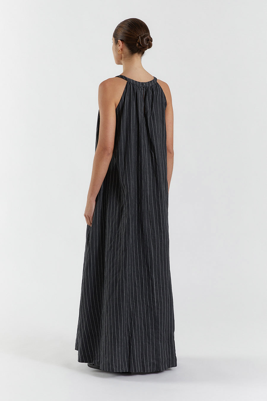 MARCEL BLACK HIGH NECK MAXI DRESS
