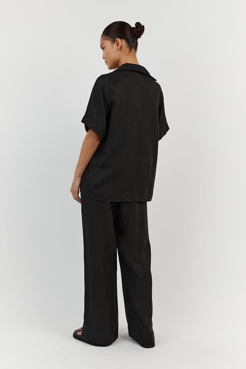 KINGSTON BLACK SHORT SLEEVE SHIRT