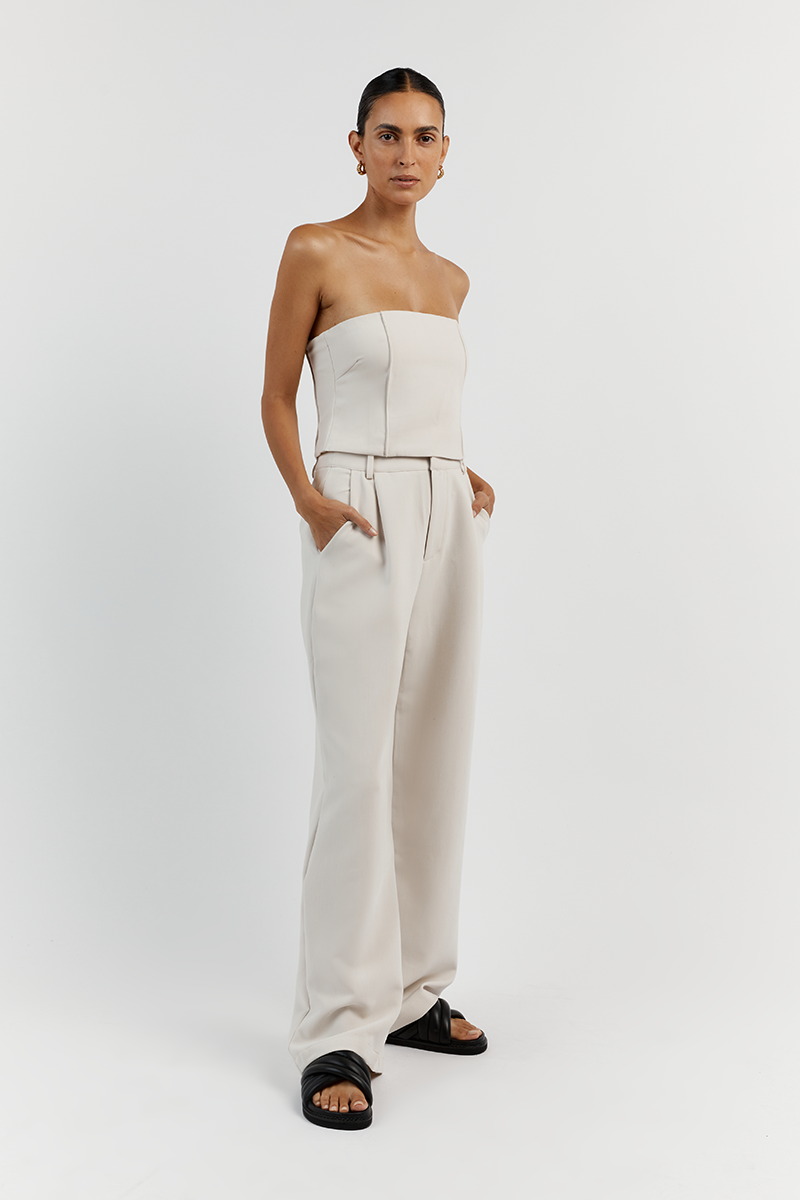 ROWAN BONE CORSET TOP