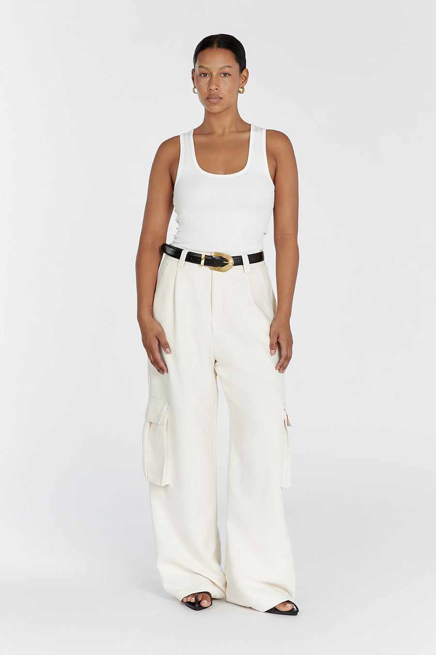 WILLA CREAM CARGO PANT
