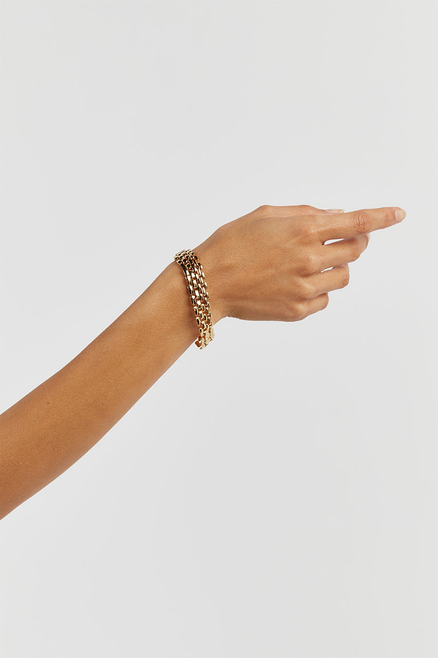 LUV AJ CELINE CHAIN GOLD BRACELET