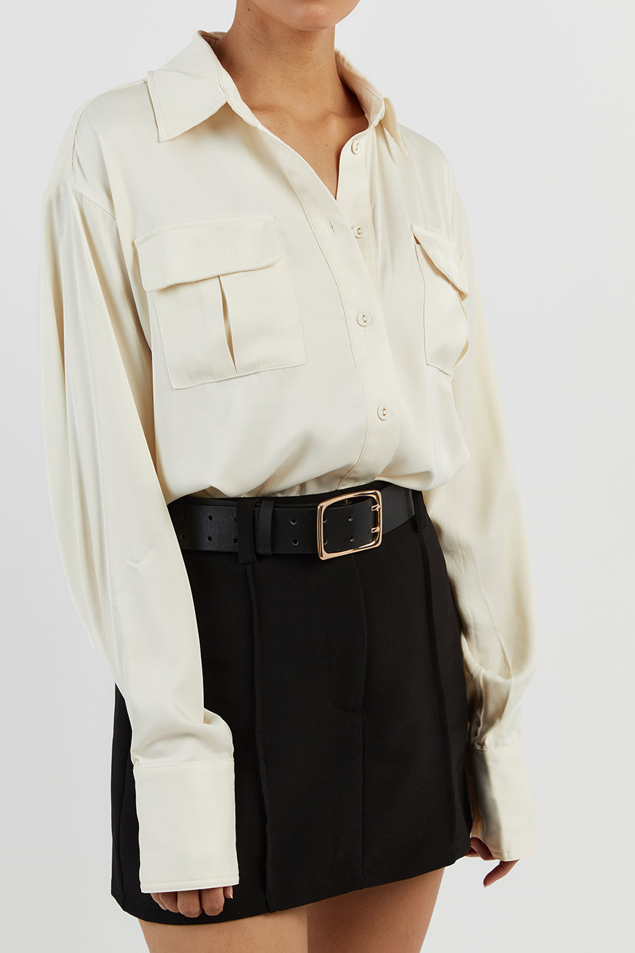 RUE CREAM LONG SLEEVE SHIRT