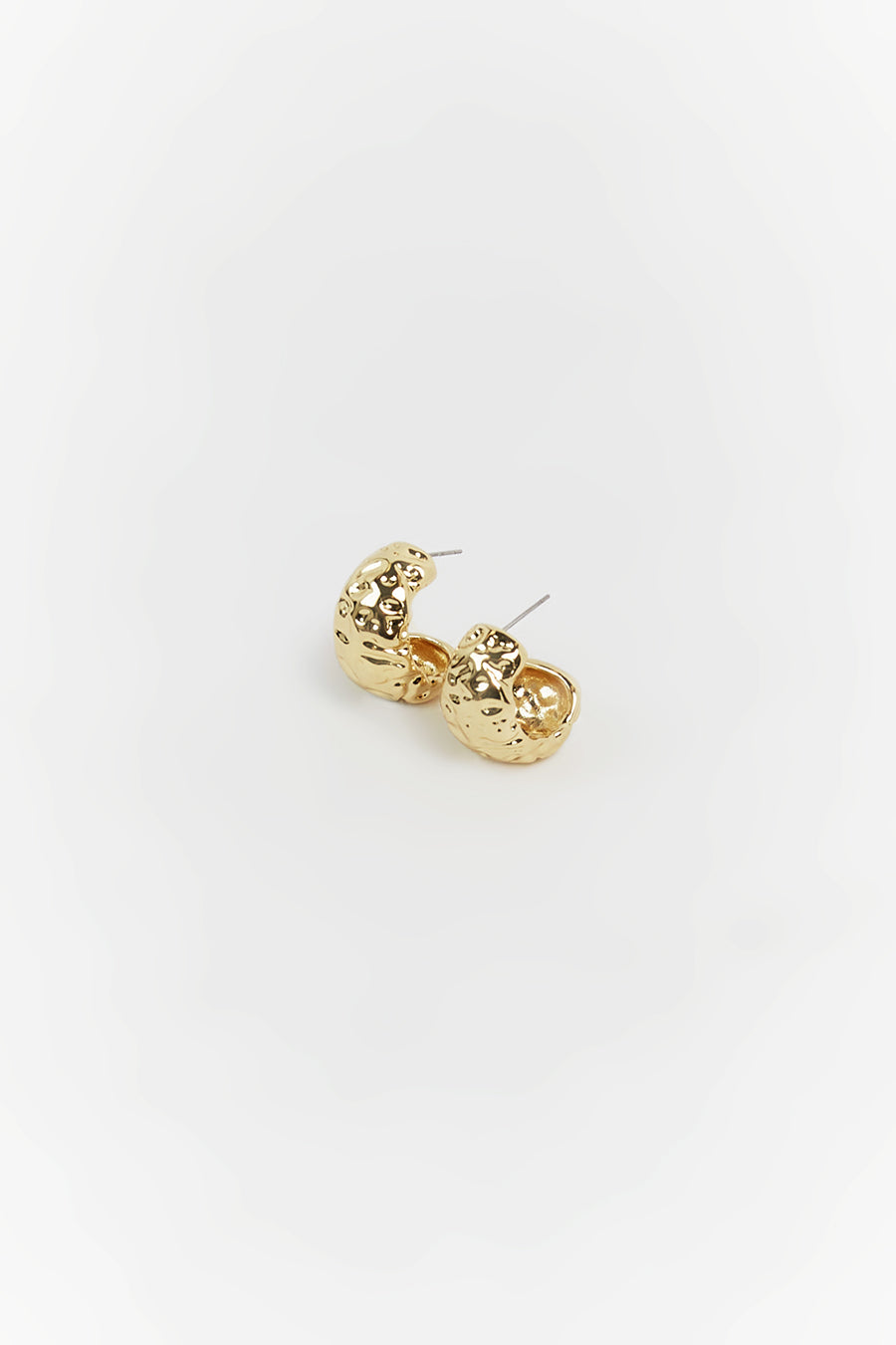 LUV AJ MOLTEN GOLD HOOPS