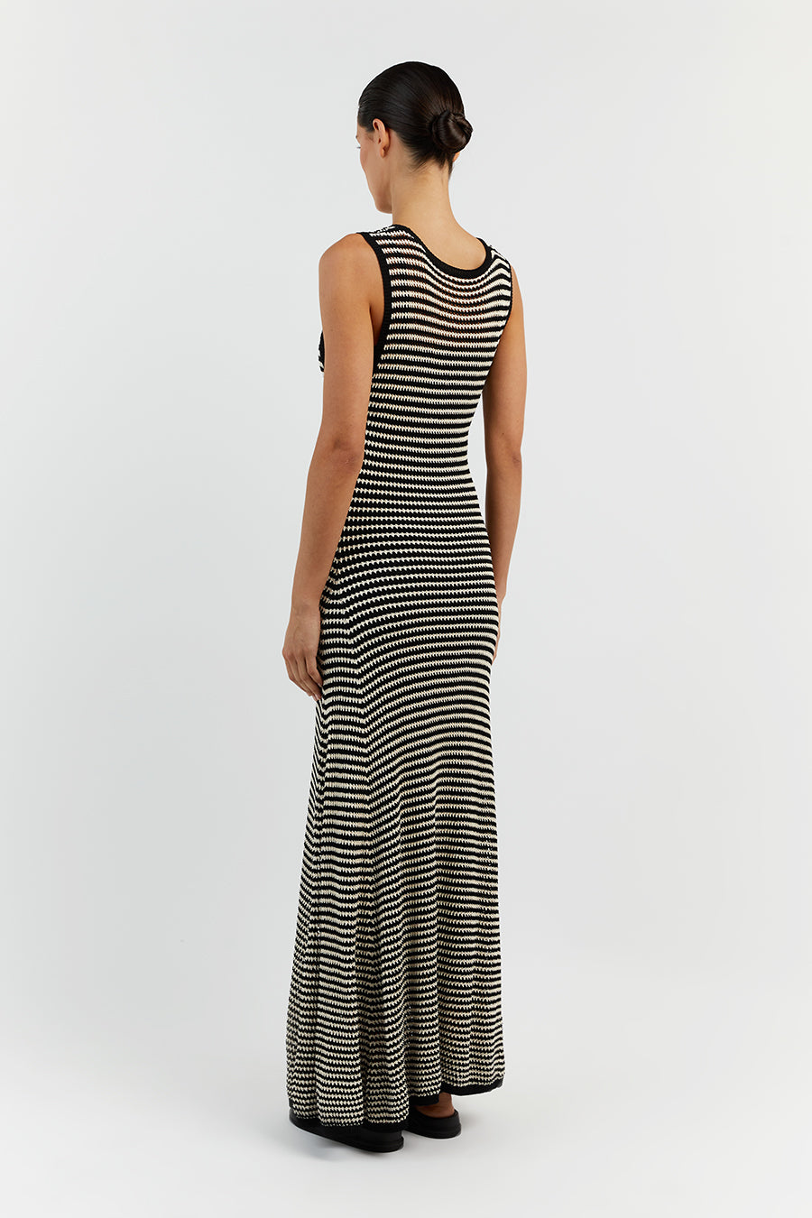 NATE BLACK SLEEVELESS MAXI DRESS