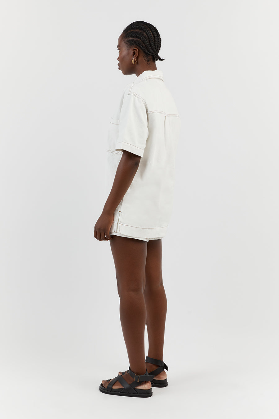 PIPER OFF WHITE DENIM JACKET