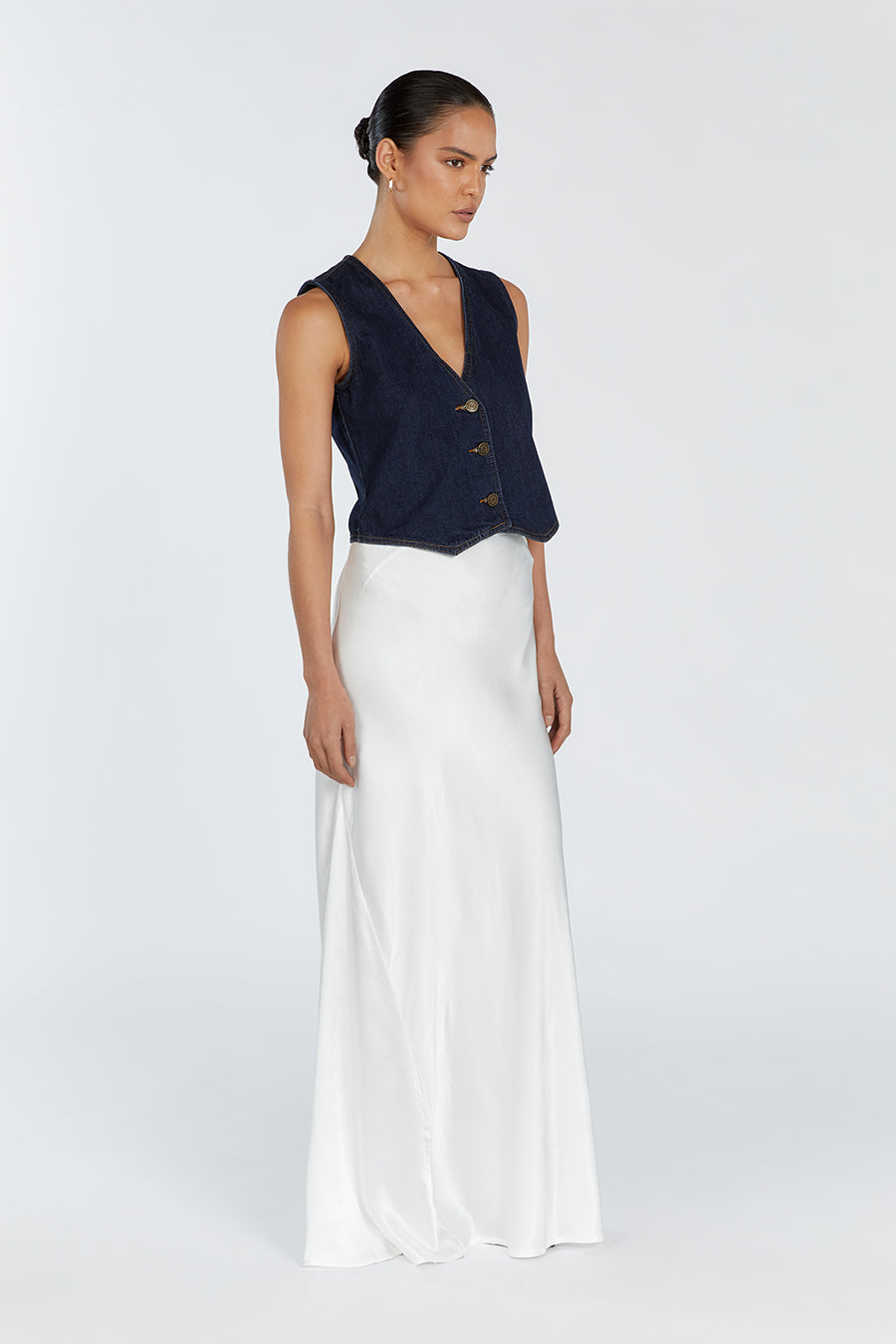 LENNON INDIGO DENIM VEST