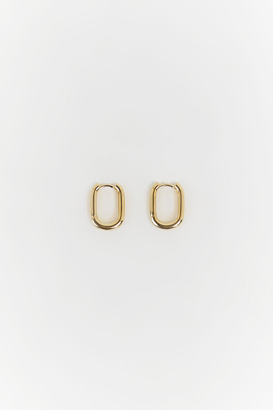 SAINT VALENTINE AMSTERDAM GOLD HOOP EARRINGS