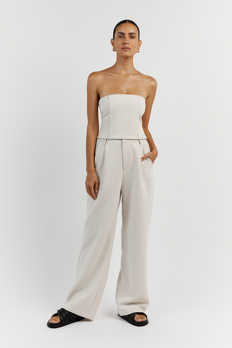 ROWAN BONE CORSET TOP