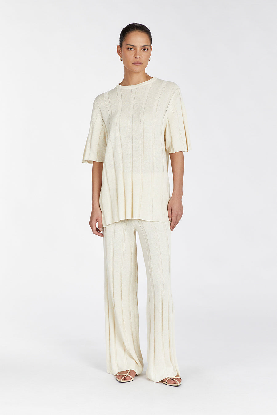 EMERY CREAM OVERSIZED TEE