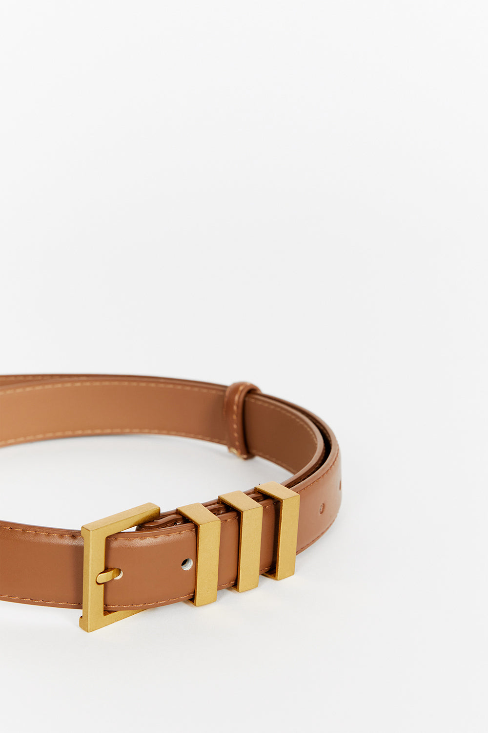 TOBIAS TAN LEATHER BELT