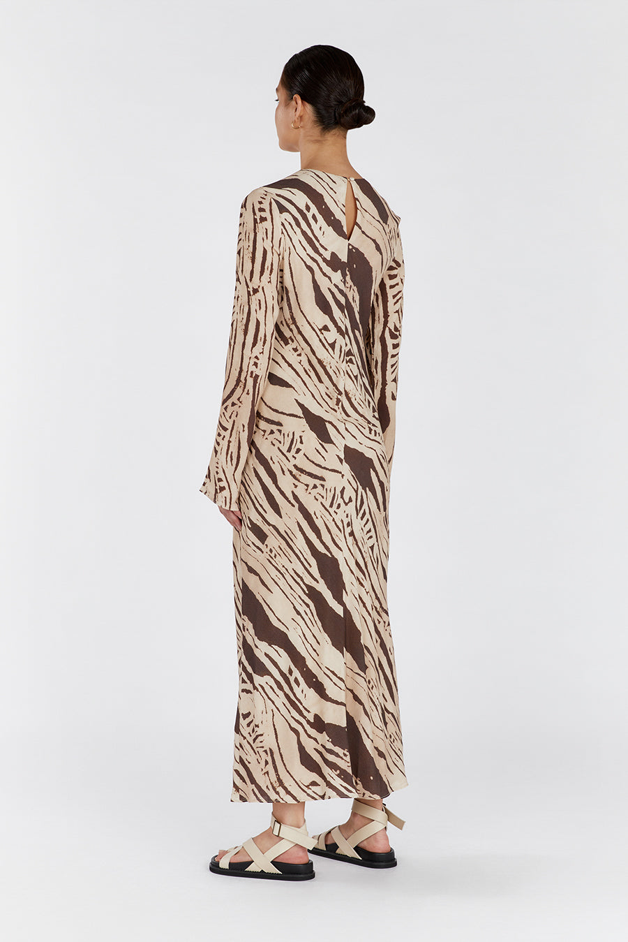 QUINN SLEEVED SLIP DRESS