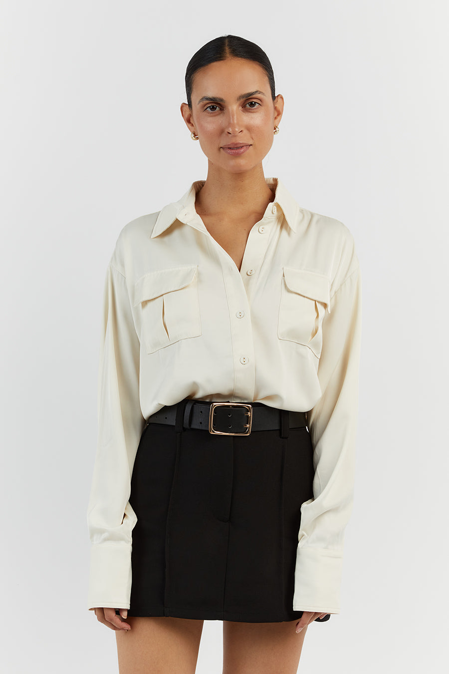 RUE CREAM LONG SLEEVE SHIRT