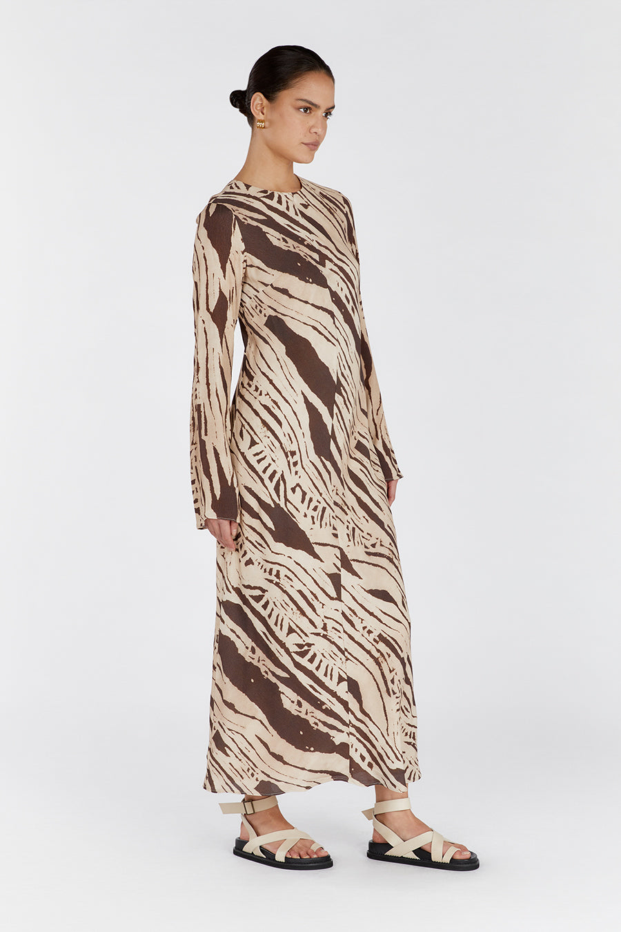 QUINN SLEEVED SLIP DRESS