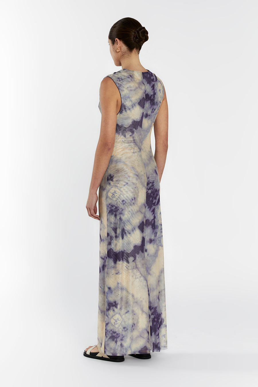 TATE STONE TIE DYE SLEEVELESS DRESS