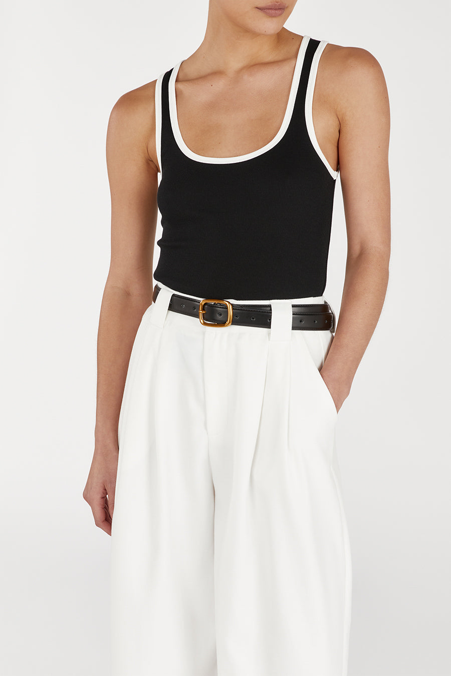 HARLEY WHITE WIDE LEG PANT