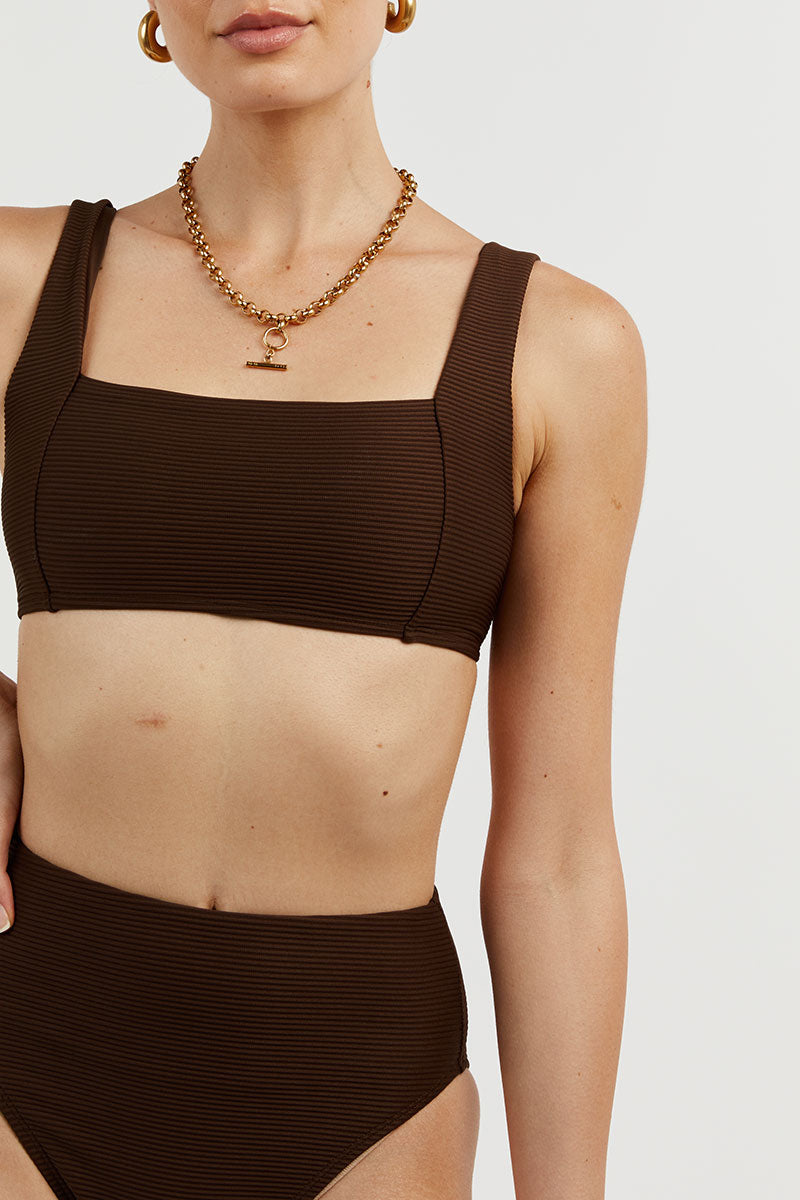 AMAYA CHOC HIGH WAISTED BRIEF