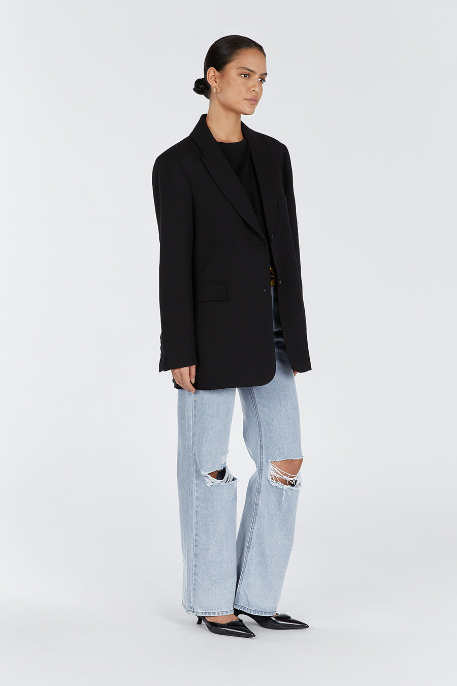 HARLEY BLACK BOYFRIEND BLAZER