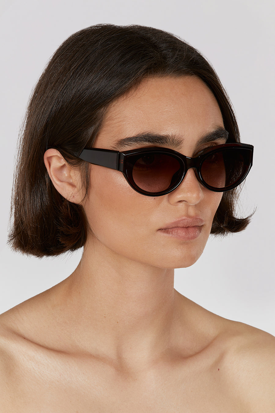 HENRY CHOC CAT EYE SUNGLASSES