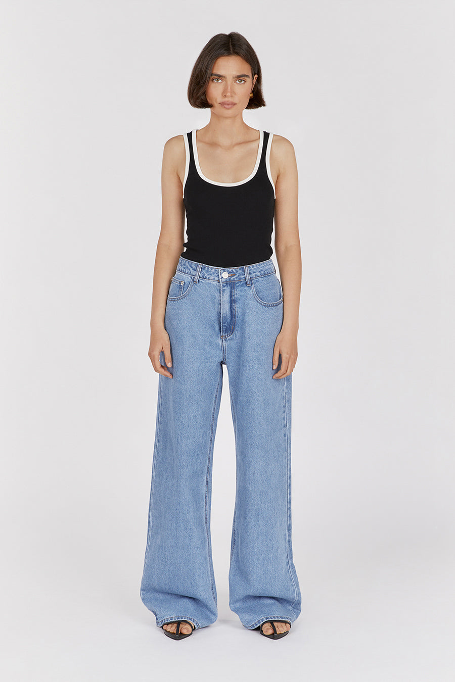 REAGAN VINTAGE BLUE SLOUCHY DENIM JEAN