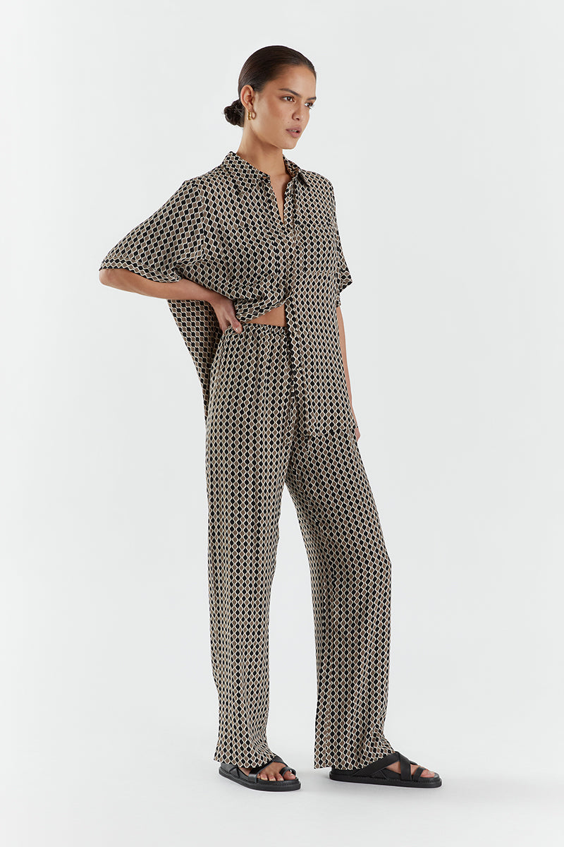 BROOKS GEO DRAWSTRING PANT