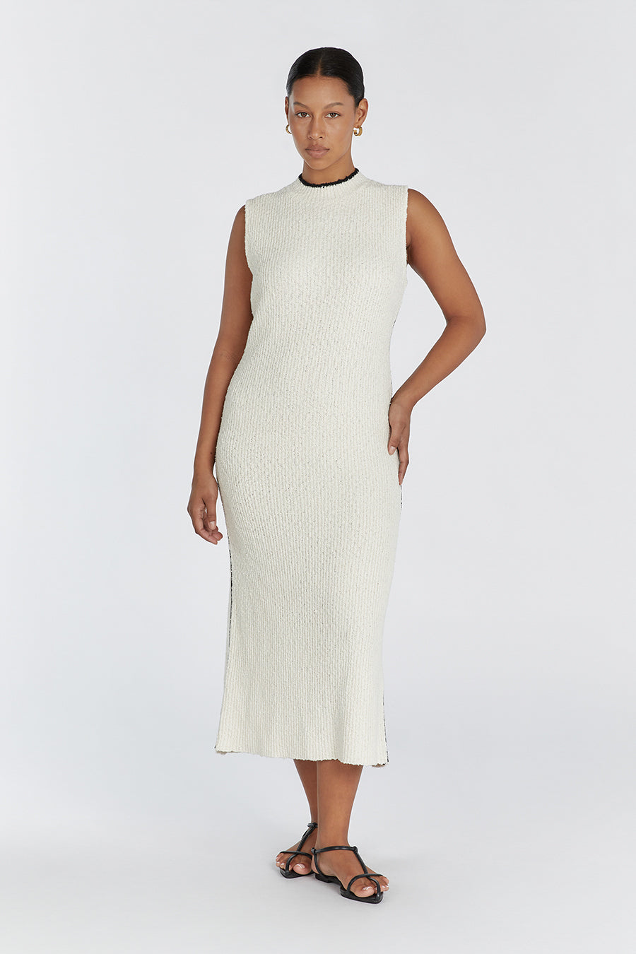 DAKOTA CREAM BOUCLE DRESS