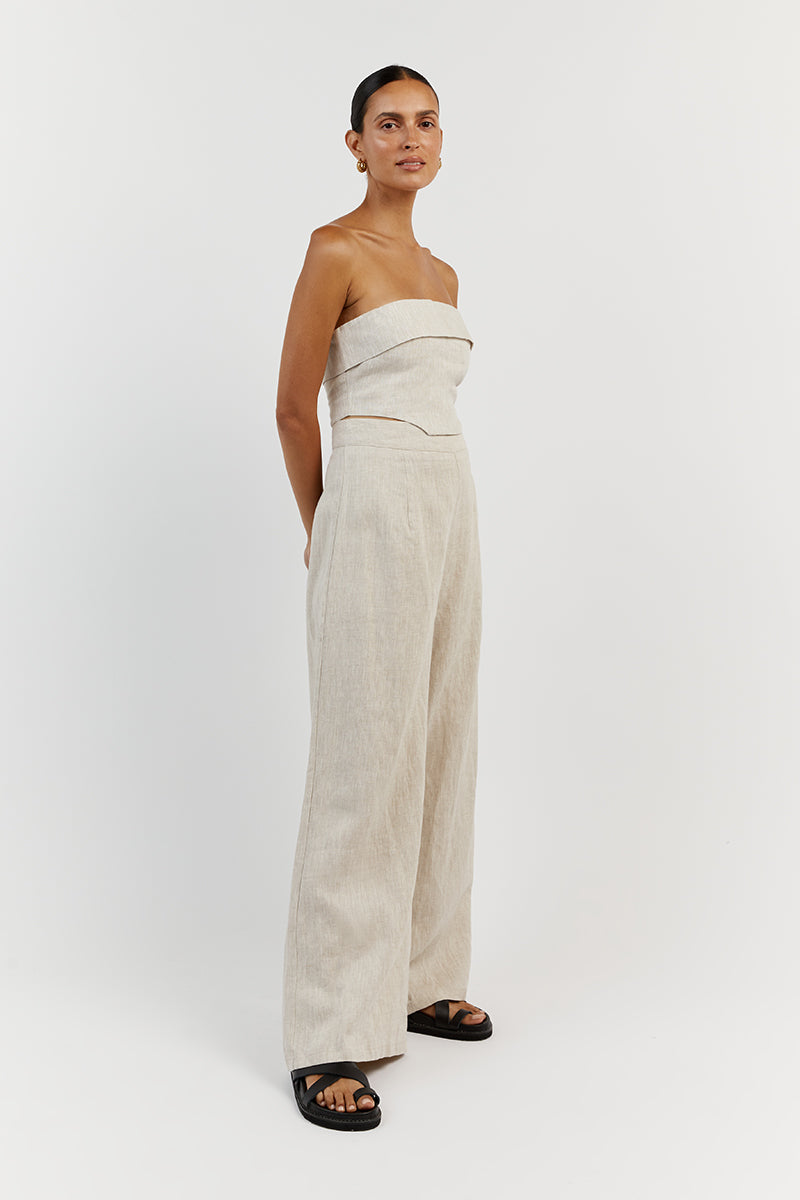 LILY NATURAL LINEN CORSET