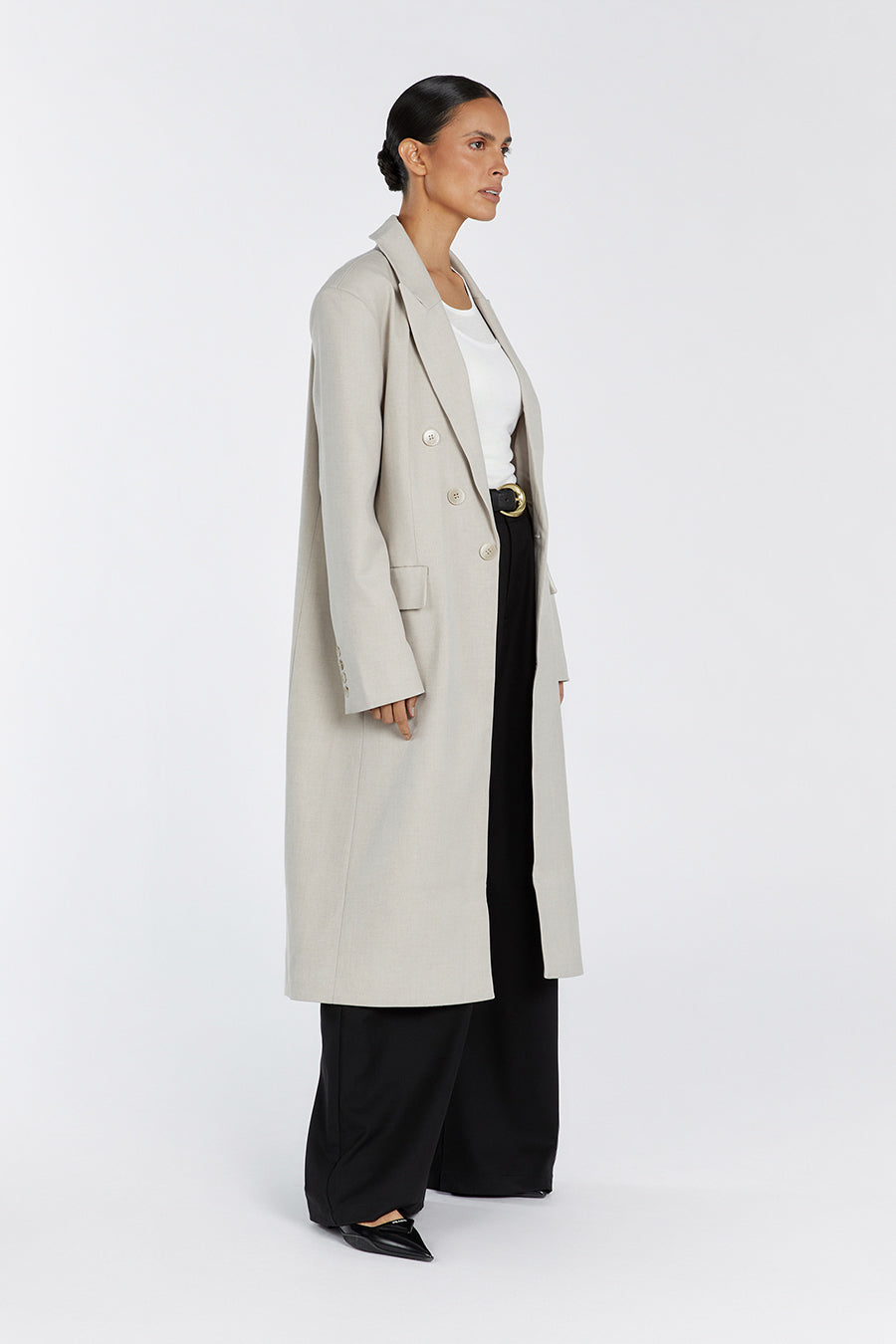 HARLEY STONE LONGLINE COAT