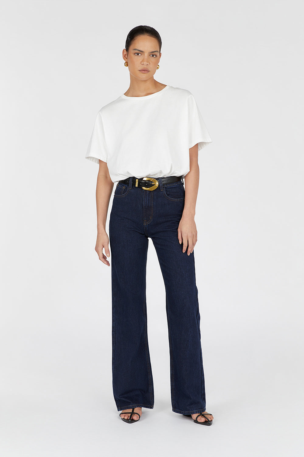 ALEXA INDIGO HIGH RISE STRAIGHT JEAN