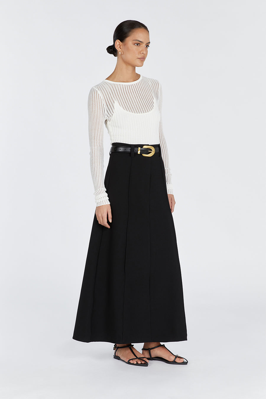 WILLA BLACK MAXI SKIRT
