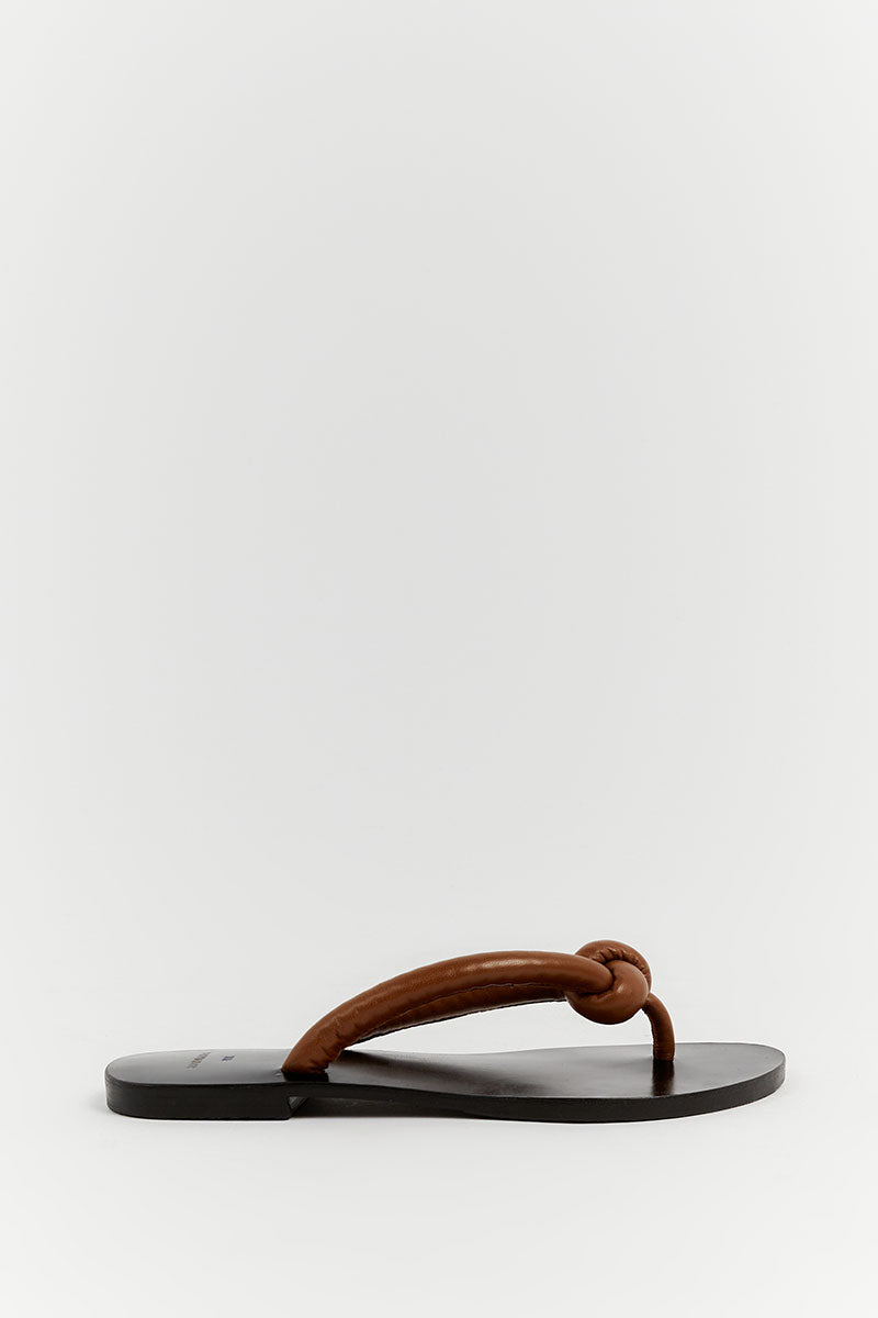THE BALI TAILOR LOTTIE CHOC SANDAL
