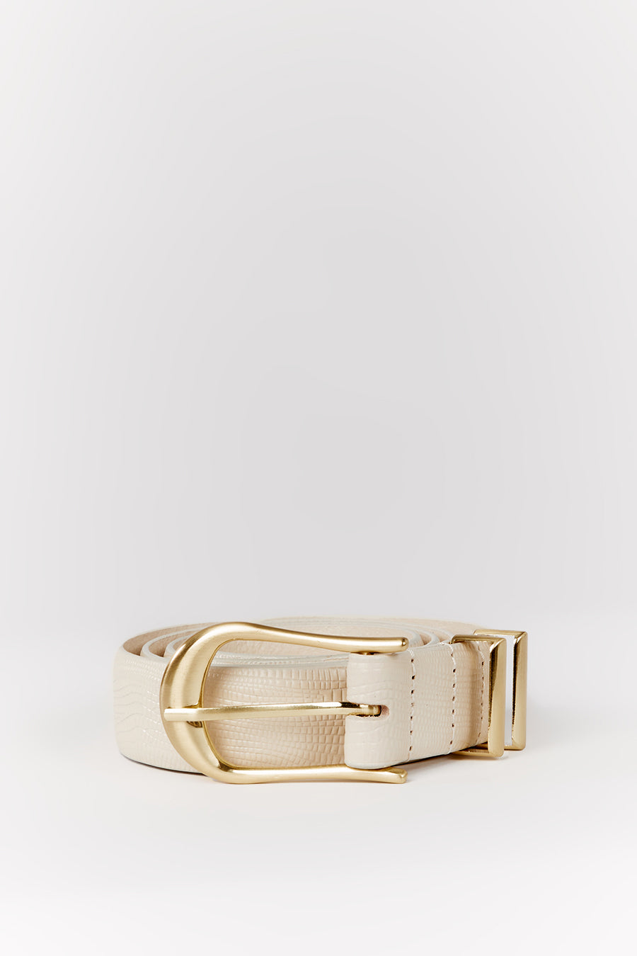 SANCIA THE ANIKA BELT OFF WHITE