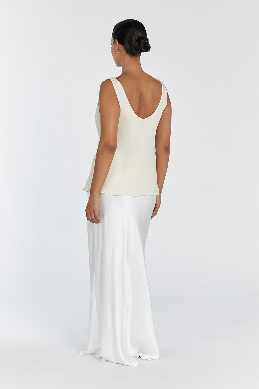 JOHNNY BUTTERMILK COWL NECK TOP