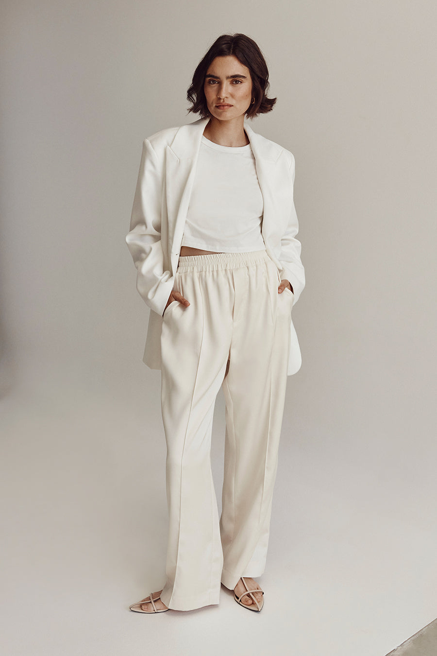 OSLO SATIN MERINGUE PANT