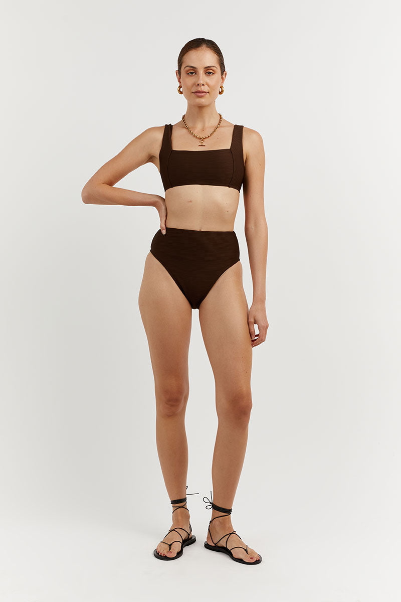 AMAYA CHOC HIGH WAISTED BRIEF