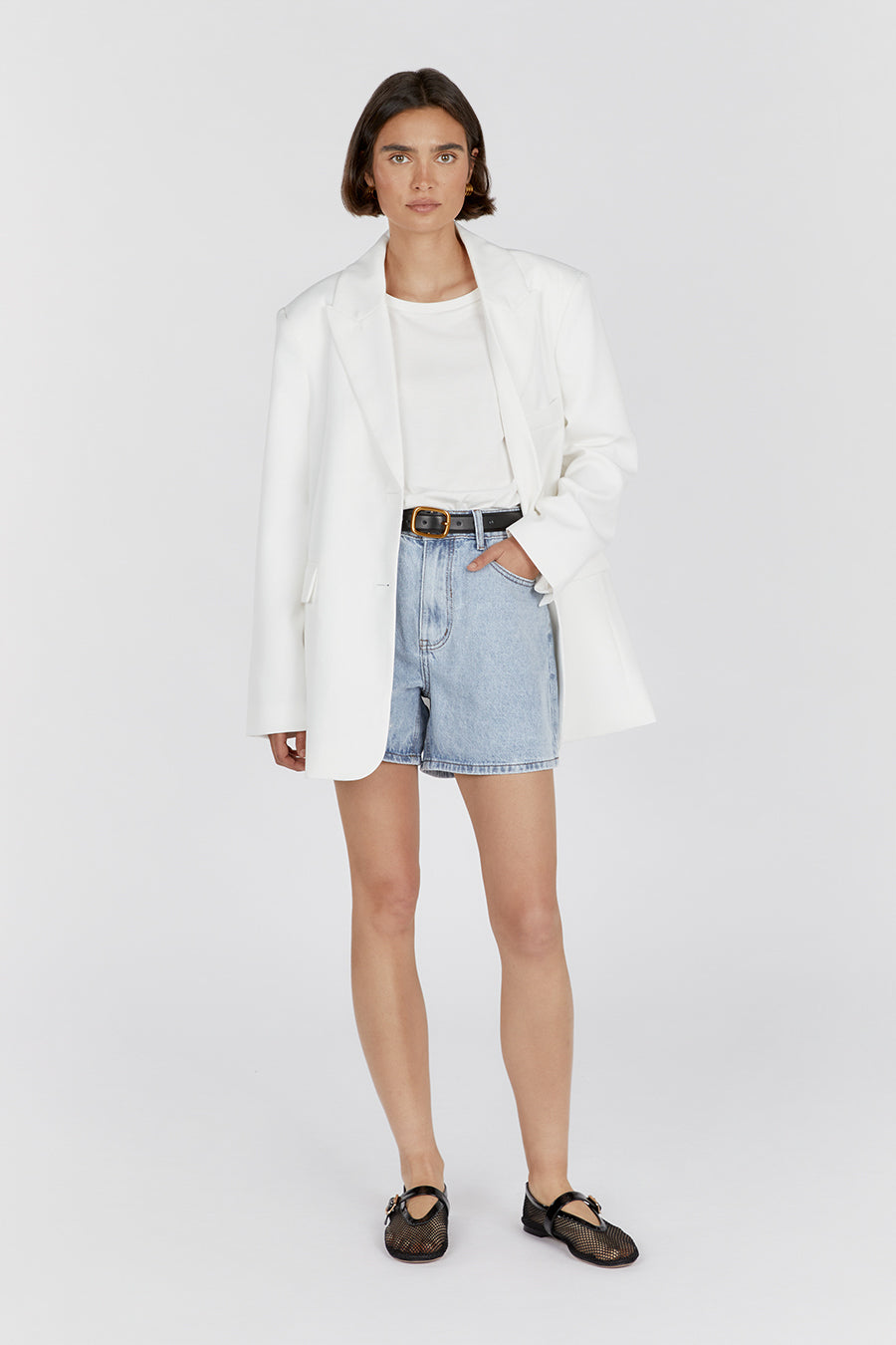PIPER BLUE DENIM SHORT