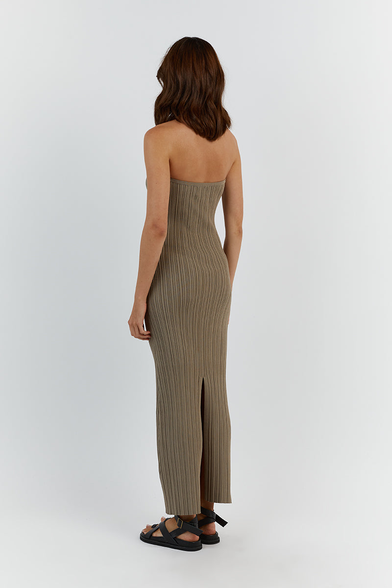 SIENNA MOSS BANDEU MIDI DRESS