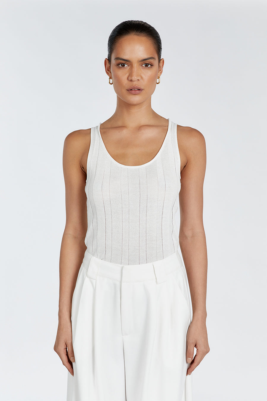 EDEN OFF WHITE SCOOP TANK