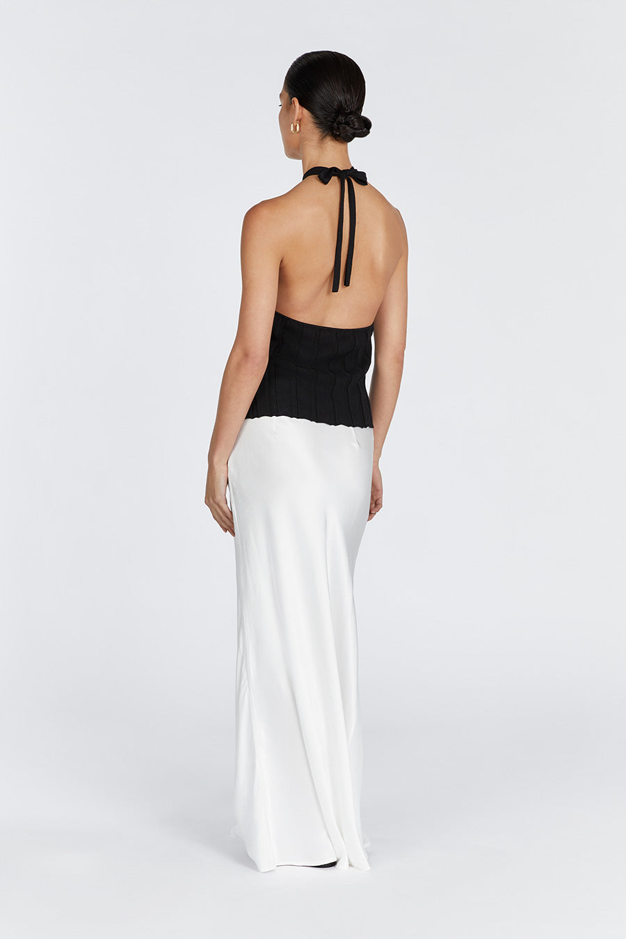 EVERLY BLACK TWIST KNIT TOP