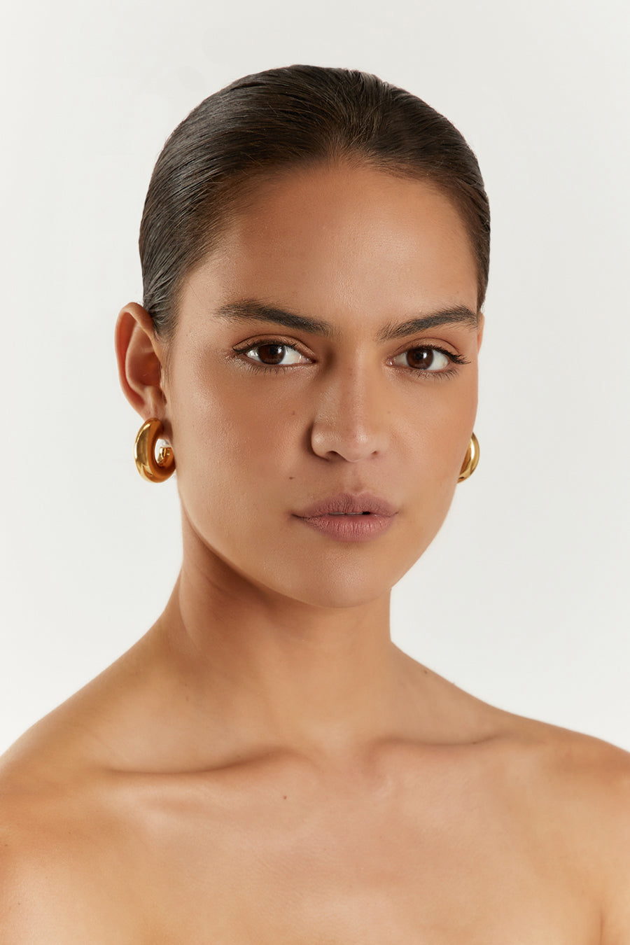 CENDRE LOLITA GOLD HOOPS