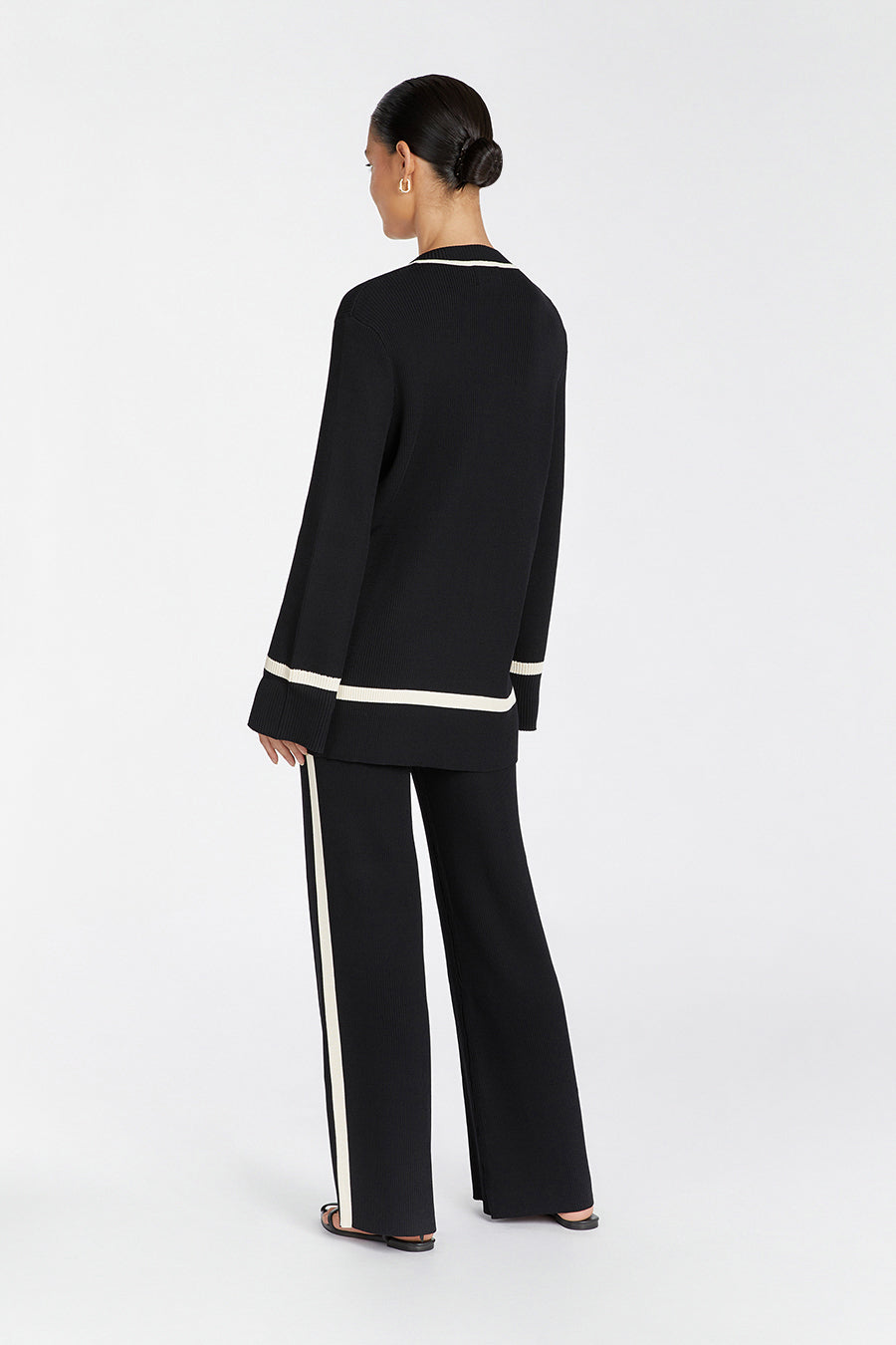 ELSIE BLACK KNIT JUMPER