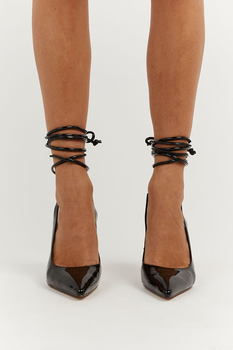 ALIAS MAE BOBBY BLACK PATENT HEEL