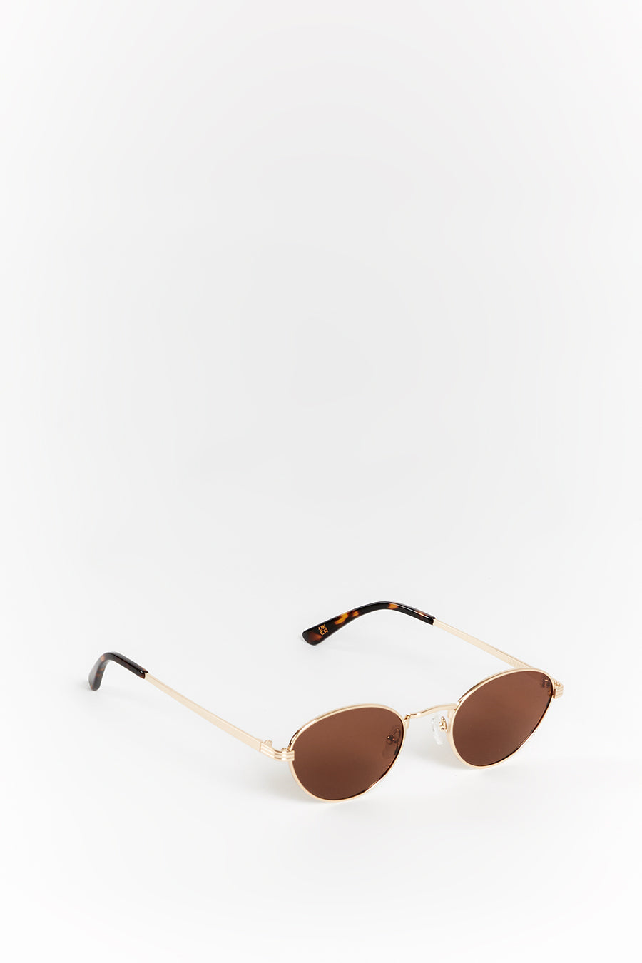 LUV LOU THE DELILAH GOLD SUNGLASSES