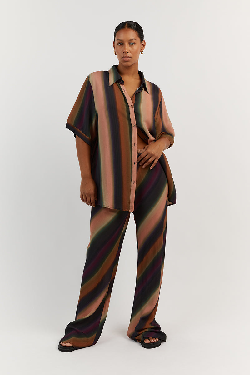 LULU OMBRE BIAS CUT PANT