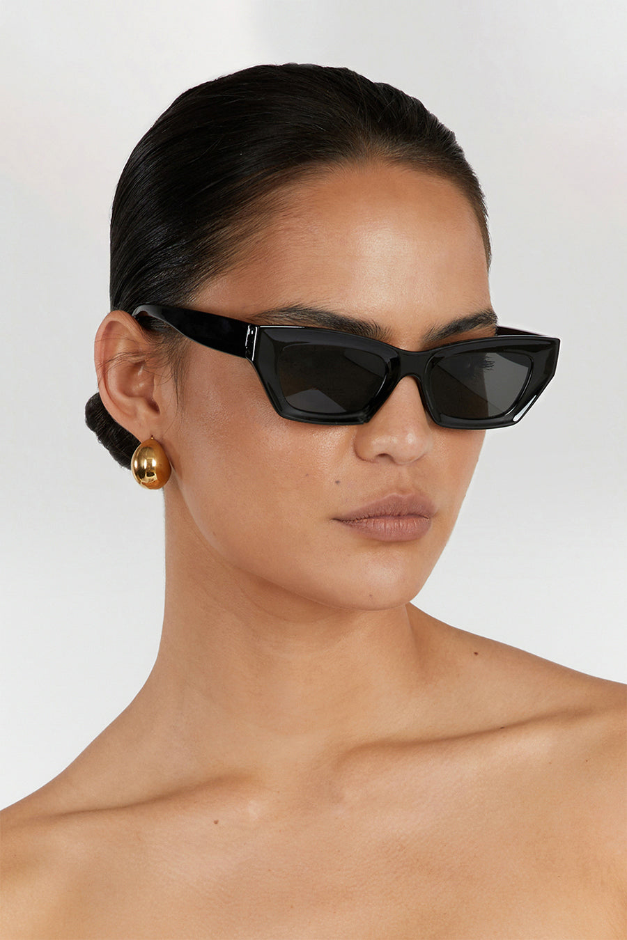 SCOTTY BLACK CAT EYE SUNGLASSES
